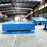 Pont de chargement hydraulique sur mesure de 10 tonnes en acier au carbone Q235, niveleur de quai pour camions porte-conteneurs