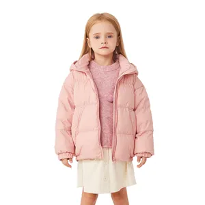 Pink Children's Lightweight Thin Soft And Warm Down Jacket Keeps Your Sweet Warm During Winter Spring Autumn