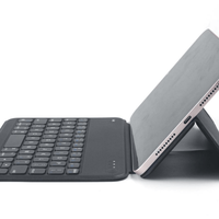 Casing Keyboard Nirkabel Pintar dengan Lampu Latar dan Tempat Pensil untuk iPad Mini 6 8.3 Inch, Koneksi Bluetooth Stabil