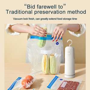 Machine d'emballage <span class=keywords><strong>sous</strong></span> <span class=keywords><strong>vide</strong></span> portable automatique, mini, à piles, faible bruit, pour la conservation des aliments et des collations en plastique à usage domestique - Product Image 2