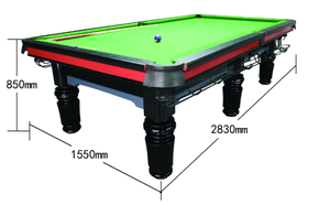 Tùy Chỉnh Rắn Gỗ Cấu Trúc 8 Bóng Snooker Bảng Trung Quốc Bida Bảng Với Slate Billard Bảng Top - Product Image 3