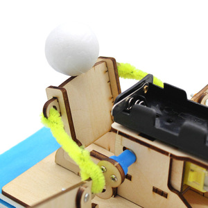 Modelo de bote de remos de madera para kit de experimentos científicos de educación STEM - Product Image 3