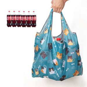 Bolsa de Compras Reutilizable Grande con Logotipo Personalizado, Diseño Plegable Ecológico de Poliéster con Logotipo Personalizado - Product Image 2