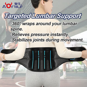 कमर ट्रेनर बेल्ट समायोज्य व्यायाम फिटनेस संपीड़न शरीर स्लिममिंग कमर वजन घटाने कमर दर्द कमर समर्थन ब्रैकेट - Product Image 5