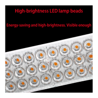 Barre lumineuse d'avertissement d'urgence LED 12-24V ECE SAE 47 pouces, lumière stroboscopique ambre d'urgence, étanche IP65, anti-vibration pour camion de remorquage