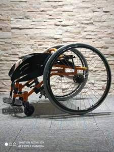 Fauteuil roulant léger certifié CE, cadre en alliage d'aluminium, pliable, portable, avec roues à dégagement rapide - Product Image 4