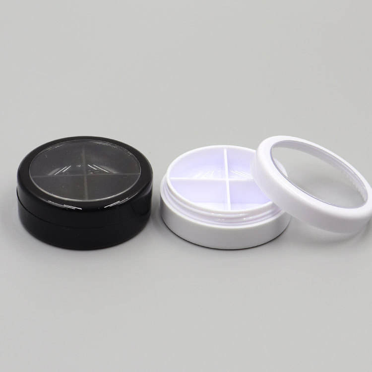 Clear Window Cosmetic Jar Empty Concealer Refill Case 3 Colors Solid ...