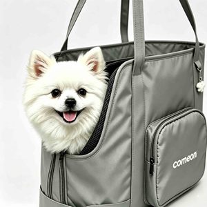 Sac de transport pour chien avec poches pour petits animaux, sac fourre-tout pour chat et chiots, sac de voyage pour animaux de compagnie - Product Image 2