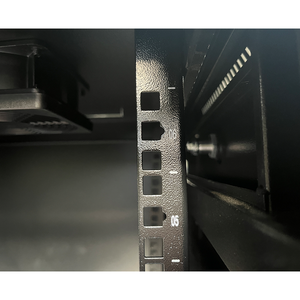 Gabinete de Pared de Sección Única de 19 Pulgadas y 6U, Embalaje Plano, Capacidad de Carga de 100 kg, RAL9004 RAL9005 Negro - Product Image 6