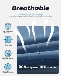 Short d'entraînement confortable à 5 entrejambe pour homme Séchage rapide Spandex/Polyester Respirant Poches latérales écologiques Décontracté Sports Solide - Product Image 4