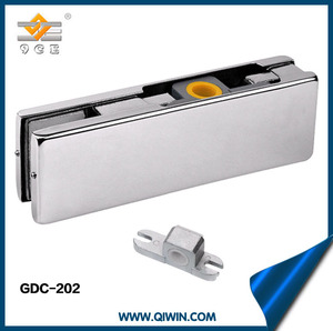 Tùy chỉnh chất lượng cao thép không gỉ pivot Bản lề cửa kính bản vá phụ kiện trên cửa kính kẹp cho phân vùng thủy tinh - Product Image 4