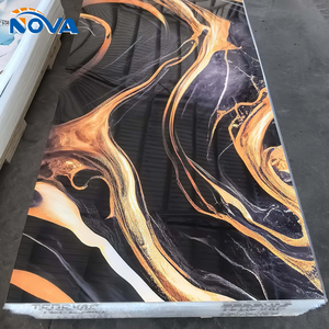 Panel <span class=keywords><strong>de</strong></span> PVC con Diseño <span class=keywords><strong>de</strong></span> Mármol Sintético, Cortado a Medida, Cualquier Dimensión para Requisitos <span class=keywords><strong>de</strong></span> Proyecto, Se Pide por <span class=keywords><strong>Metro</strong></span> <span class=keywords><strong>Cuadrado</strong></span> o Lámina - Product Image 2