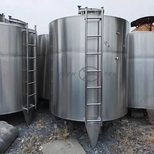 Sanitary stainless steel insulated water storage tank