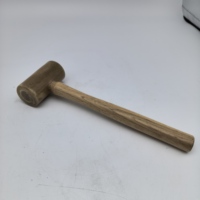 Rawhide Hammer Wooden Handle Music Repair Tool for Saxophone Flute Brass Instruments Also for Jewelry Diy Craft Making
