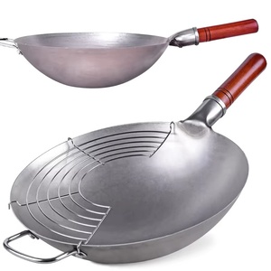 <span class=keywords><strong>8</strong></span> Pcs Đồ Nấu Nướng Phụ Kiện Thép Không Gỉ Chảo Vòng Chảo Thìa Bàn Chải Vòng Dưới Gỗ Xử Lý Carbon Thép Chảo - Product Image 2