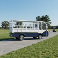 Nouveau bus de patrouille électrique longue portée, 2 places, camion utilitaire à 4 roues, transport de marchandises, tourisme, avec batterie au lithium
