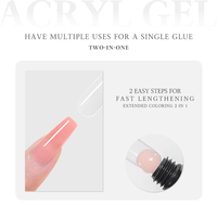 Gel UV sans HEMA Acrylique Poligel Extension d'ongle Vegan Acrygel Vente en gros de marque privée Échantillon gratuit Options de couleur disponibles