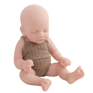 Poupée Reborn en Silicone Réaliste MSYO <span class=keywords><strong>Personnalisable</strong></span> 30 cm (12 Pouces) aux Yeux Fermés, Tenue Personnalisée, Compagnon de Jeu pour Enfants, Cadeau Surprise - Product Image 2