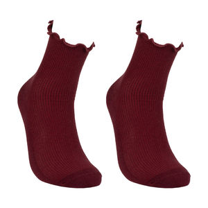 <span class=keywords><strong>Calzini</strong></span> da donna con volant e bordo arricciato, design a trama a cippato, <span class=keywords><strong>calzini</strong></span> eleganti <span class=keywords><strong>per</strong></span> ragazza giovane, ideali <span class=keywords><strong>per</strong></span> la primavera - Product Image 2