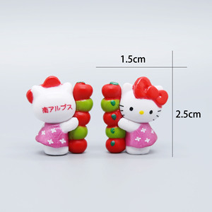 Accesorios y Componentes de Joyería: Material de Parche para Carcasas de Teléfono Móvil DIY, Colgantes y Adhesivos en Crema con Diseño de Mini Muñeca KT Cat, ¡Superventas! - Product Image 6