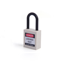 Cadenas de sécurité industriel en nylon avec clé, antivol, haute sécurité, certifié ISO/CE, vente en gros Chine