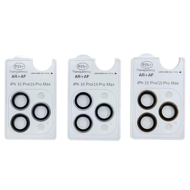 Hot AR Anti-Reflection Lens Film Metal Ring for iPhone 17 16 15 14 12 Pro Max Explosion-Proof Rear Camera Lens Protectors Glass