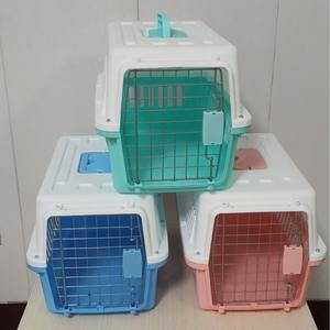 Araba kullanımı için 4 tekerlekli Pet uzay kapsülü ile taşınabilir plastik kedi ve köpek taşıma kafesi - Product Image 5