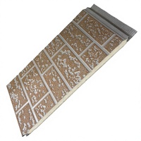 Revêtement extérieur en acier galvanisé à motif de briques ondulées modernes, écologique, couleurs uniques, élégant, rénovation extérieure de villa, thermique
