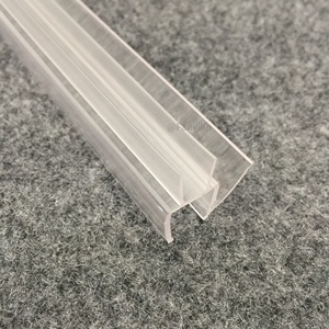 Sello inferior de <span class=keywords><strong>Puerta</strong></span> de <span class=keywords><strong>ducha</strong></span>, tira de sellado transparente a prueba de agua respetuosa con el medio ambiente, <span class=keywords><strong>mampara</strong></span> de <span class=keywords><strong>ducha</strong></span>, goma, plástico, tira de sellado de PVC/PC - Product Image 4