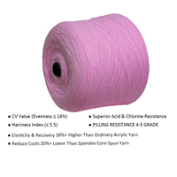SALUD 28S/2 Soft Polyester Acrylic Blended Spun Yarn Eco-Friendly 28S/2 Dyed Knitting Yarn for Sewing and Weaving Wholesale Yarn