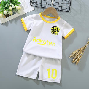 Children's Football Uniform <strong>Boys</strong> and <strong>Girls</strong> Summer Jersey 0-10 Years Old <strong>Short</strong>-sleeved <strong>Shorts</strong> Quick-drying Mesh Breathable Suit - Product Image 3