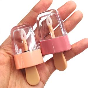 Vente en gros de crème glacée de haute qualité mini conteneur cosmétique coloré tubes de brillant à lèvres vides - Product Image 1