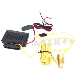 Voltímetro digital, medidor de temperatura del agua, pantalla LED de 4 dígitos para automóviles, camiones, excavadoras, maquinaria de construcción - Product Image 4