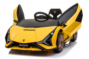 รถยนต์ไฟฟ้าสำหรับเด็ก EU Warehouse รุ่น Lamborghini Sian สีเหลือง ผลิตจากพลาสติก สำหรับ<span class=keywords><strong>เด็ก</strong></span>อายุ 2-14 ปีขึ้นไป ใช้ได้ทั้ง<span class=keywords><strong>เด็ก</strong></span>ชายและ<span class=keywords><strong>เด็ก</strong></span>หญิง - Product Image 6