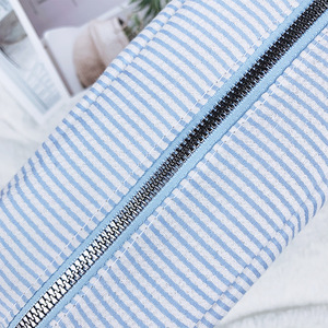 Bolsa de Regalo para Damas de Honor de Gran Capacidad, Lista para Bordar, Bolsa de Cosméticos para Damas de Honor, Bolsa de Maquillaje de Seersucker para Mujer - Product Image 6