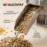 Granulateur d'aliments pour animaux à moteur électrique, dernier modèle, haute efficacité, haute productivité, diamètre des granulés de 2 à 10 mm, pour petites exploitations agricoles