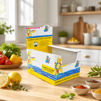 Boîte de présentation personnalisée avec logo, en carton ondulé, pour snacks, cadeaux, avec étiquette