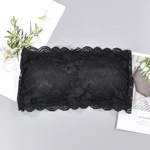 Sexy da donna in pizzo Push up biancheria intima <span class=keywords><strong>trasparente</strong></span> in pizzo rimovibile con <span class=keywords><strong>reggiseno</strong></span> senza spalline senza cuciture - Product Image 5