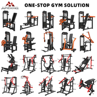 APEXHQ Appareil de musculation professionnel en acier réglable pour la pression dorsale, pectorale et des épaules, équipement de fitness pour salle de sport