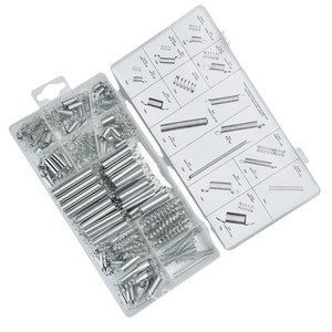 Cylindrical <b>Compression</b> <b>Spring</b> Set 200Pcs Steel Telescopic <b>Springs</b> With Hooks For Mechanical Parts Repair - Product Image 3