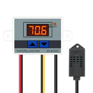 湿度センサー220v Suppliers-Digital Humidity Controller XH-W3005 220V Temperature Control Switch Switch Thermostat Hygrostat Sensor