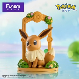 Pokemened Eevee Surprise Genuine Animation Action Figure Display Japanese Anime Cartoon Figure Mystery Boxes <strong>Wholesale</strong> Gift - Product Image 2