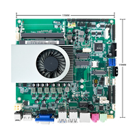 HISWISER ITX Motherboard Mainboard Terintegrasi Intel Core I5 1235U CPU Mendukung 2 X DDR4 MAX 64GB M.2 SSD NVME Mini PCIE