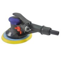 Haute vitesse 12000 tr/min 6 pouces auto-généré-vide sans clé pneumatique ponceuse orbitale aléatoire avec couvercle anti-poussière inférieur