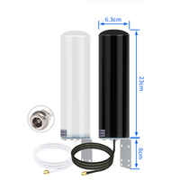 Antennes de téléphone portable MIMO LTE longue portée extérieure 62*230MM 20KM Acheter routeur externe sans fil 5G 3G 4G Wifi Omni Vertical
