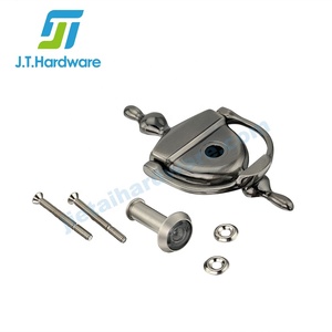 Phụ kiện cửa 200/220 độ solid brass Đen Nickel 2-in-1door <span class=keywords><strong>Viewer</strong></span> cửa gõ - Product Image 4