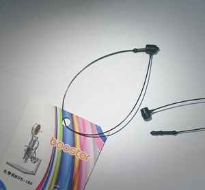 סיכות לולאה נעילת פנינה חרוז פלסטיק תג מנעול לולאה פלסטיק PP סיכת נעילת פלסטיק צבעונית לכלי לבוש צעצועי hangTag - Product Image 6