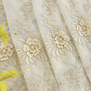 <span class=keywords><strong>Tende</strong></span> da ricamo <span class=keywords><strong>con</strong></span> perle trasparenti di lusso rosa 3D bianche per <span class=keywords><strong>tende</strong></span> da salotto per camera da letto da ragazza <span class=keywords><strong>con</strong></span> <span class=keywords><strong>tende</strong></span> in pizzo di Tulle floreale - Product Image 3