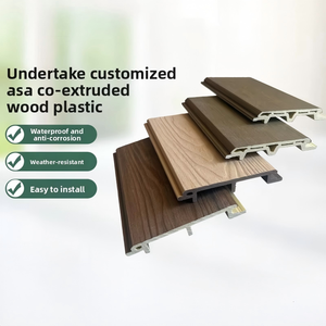 Panel <span class=keywords><strong>de</strong></span> Pared Exterior ASA Coextruido <span class=keywords><strong>de</strong></span> <span class=keywords><strong>Madera</strong></span> y Plástico, Impermeable, <span class=keywords><strong>para</strong></span> Villas, Áreas Escénicas y Patios - Product Image 1