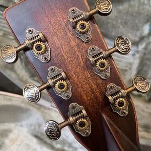 Guitarra Acústica Geake G-1621 de <span class=keywords><strong>40</strong></span> Polegadas em Mogno, Todo em Madeira Sólida com Fundo/Lados em Jacarandá, Alta Qualidade em Abeto, Disponível por Atacado - Product Image 6